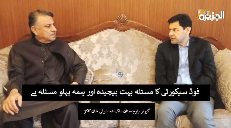 فوڈ سیکورٹی کا مسئلہ بہت پیچیدہ اور ہمہ پہلو مسئلہ ہے